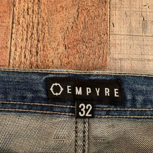 Empyre men’s skinny distressed jeans pants 32 - Picture 3 of 8